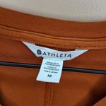 Athleta NWOT Orange V-Neck Long Sleeve Top Photo 2