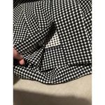 Joseph Ribkoff  Gingham Black White High Waist Slim Pants Ankle Slits 4 Photo 2