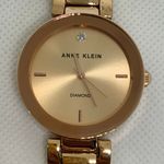 Anne Klein Diamond rose gold dial tone watch 32mm round quartz up to 7” running Photo 2
