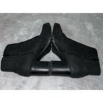 Kelly & Katie Women’s Zip Up Platform Faux Leather Black Heeled Ankle Bootie 9 Photo 3