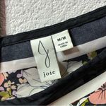 Joie Floral Tie Shoulder Wrap Front Cropped Tank Top M Photo 13