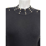 Cato Black Pearl Embellished Sweater Dress NWT Plus Size 18/20W Photo 3