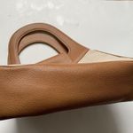 Gucci Vintage Authentic 90’s Leather Bamboo Canvas Shoulder Tan Preppy Classic Photo 7