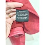 Lamarque Donna Asymmetric Zip Iconic Leather Biker Jacket Red Womens Size Medium Photo 5