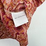 Rose + Olive NWT Printed V-Neck Cropped Buttondown Shirt Size Small S NEW Photo 6