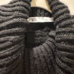 ZARA  Fringe Cable Knit Turtleneck Sweater Photo 1