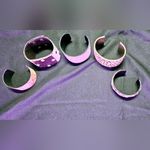 Stylish Women's Cuff Bracelet Set Black Photo 1