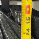 Free People Vtg Metallic Silver Tube Top size Med. gathered Y2K Club Photo 4