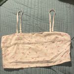 Wild Fox Odessa Snow White Stem Ditsy Floral Crop Top Small Photo 0