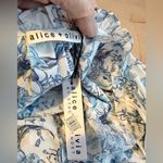 Alice + Olivia NWT Julius floral-print silk-blend crepe de chine Size S Photo 7