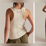 Free People NWT  We the Free Rowan Tank - Tofu Ivory - Medium Photo 3