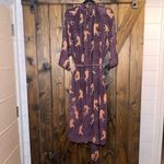 Eshakti  Tiger Georgette Sash Tie Dress Photo 2