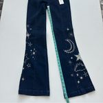 Driftwood  Boho Celestial Embroidered Flare Jeans Size 24 Women Photo 9