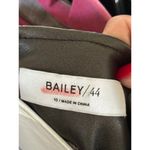 BAILEY 44 Anthropologie Women’s Black Faux Leather Zip Up Layered Jacket Size 10 Photo 6