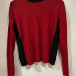 Maurice's  Red & Black Knit Long Sleeve Pullover Vintage Sweater Women’s Size S Photo 0