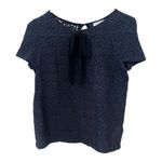 Juicy Couture Black Crochet Blouse Sz S Photo 0