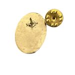 Vintage Lot of 2 Angel Enamel Gold Tone Religious Angelic Lapel Hat Scarf Pin Yellow Photo 5