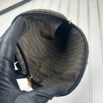 Fendi Vintage Black and Brown Striped Logo Pouch Photo 3