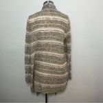 Knox Rose  Boho Striped Drape Open Front Cardigan Sweater Women’s Large‎ Photo 7