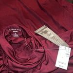 Lands' End Womens Burgundy Long Sleeve Turtleneck Top XL 18 Shaped Fit Photo 5