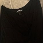 EXPRESS  black top with tie bottom size S Photo 4