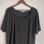 Boohoo  Bodysuit Slinky Black Cap Sleeve Women’s US 24 Photo 1