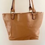 george NWT  Tan Beige Faux Leather Shoulder Bag Purse Photo 6