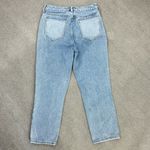 PacSun Patchwork High Rise Crop Mom Jeans Blue Size 26 Photo 5