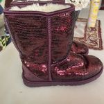 UGG  Purple Port Short Sparkle Uggs- Size 5 Photo 2