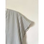 Madewell  Striped Button Mini Dress Green Gray Tank Size Small Photo 2