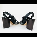 Salvatore Ferragamo Trezze 85mm Block Heel Slingback Leather Sandals Size 7 Photo 8