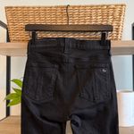 Rag and Bone Moto Mid-Rise White Stripe Skinny Ankle Jeans, 26 Photo 4