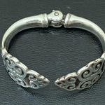 Brighton Vintage Retired Filigree Hinged Cuff Bangle Bracelet 49.5g Photo 10