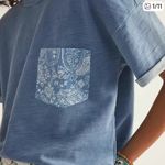 Pilcro and the Letterpress  ANTHROPOLOGIE Sutton Cropped Tee Top Size Medium Photo 10