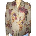 Pendleton Vintage women’s Elegant Floral petite Blazer size 8 Photo 0
