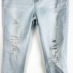 PacSun Light Wash Intentionally Ripped Distressed Ankle Skinny Jeggings, Size 28 Photo 8