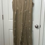 Anthropologie EUC SANCIA women’s wide-leg patterned sleeveless jumpsuit XL Photo 0