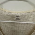 Aerie  Cream Waffle Texture Long Sleeve Top Photo 1