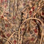 Free People Floral Puff Sleeve Blouse Beatrice Photo 3