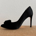 Ted Baker London Women’s Black Satin Azeline Pump Heels 37.5 Photo 5