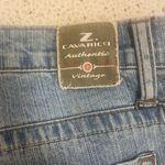 Vintage Z. Cavaricci Floral painted/beaded Jeans Size 8 Y2K Blue Photo 5