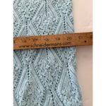 Vintage Billie Jo Knit Cardigan Sweater Size L Baby Blue Grannycore Scallop Size L Photo 9