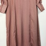 ZARA  Satin Effect Floral Print Button Front Shirt Dress Long Sleeve Duster Small Photo 14