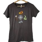 Harry Potter  Cartoon Hogwarts Houses T-Shirt Photo 0