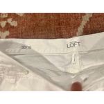 Ann Taylor Loft Denim Shorts 10 White Photo 3