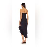 Free People NWT  Made Me Blush Crepe Strapless Boho Slit Midi Dress, size M Photo 1