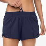 Lululemon  Navy Hotty Hot Shorts 4" Photo 1