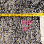 Love stitch long sleeve bohemian boho peasant blouse‎  gold metallic print Sz S Photo 9