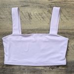 EXPRESS Lilac / Light Purple Body Contour Square Neck Top - NWT Photo 1