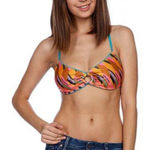 Stüssy STUSSY Vibrant Multicolour Bikini Top Photo 0